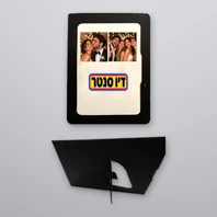 40 מסגרות השחלה שחורות לתמונה 10 על 15 עם רגלית